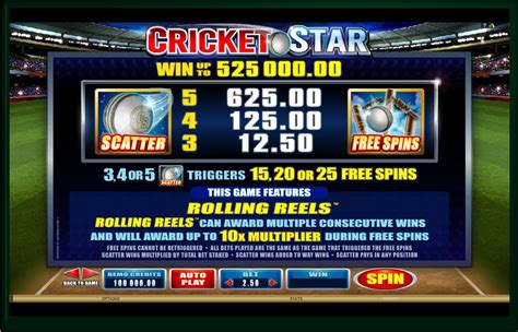 cricket star slots,cricket star gratis